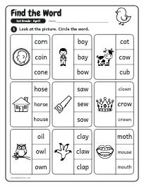 Find the Word worksheet