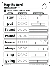 Map the Word worksheet