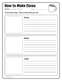How to Make Cocoa worksheet