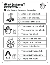 Which Sentence? worksheet
