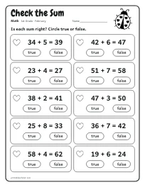 Check the Sum worksheet