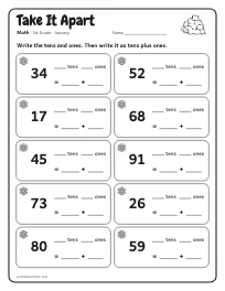 Take It Apart worksheet