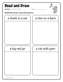 Read and Draw worksheet