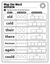 Map the Word worksheet