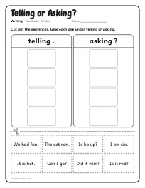 Telling or Asking? worksheet