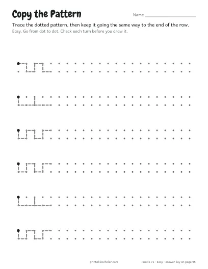 Copy the Pattern (Easy) preview