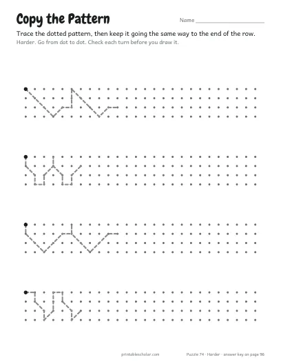 Copy the Pattern (Harder) preview