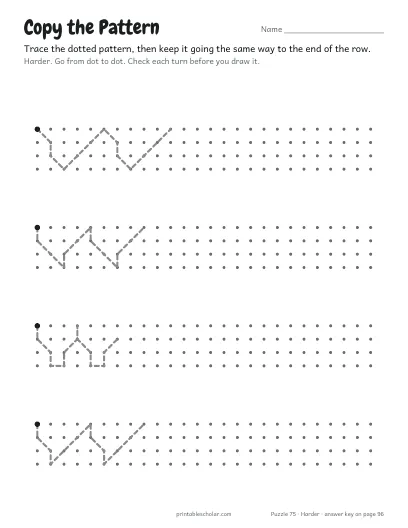 Copy the Pattern (Harder) preview