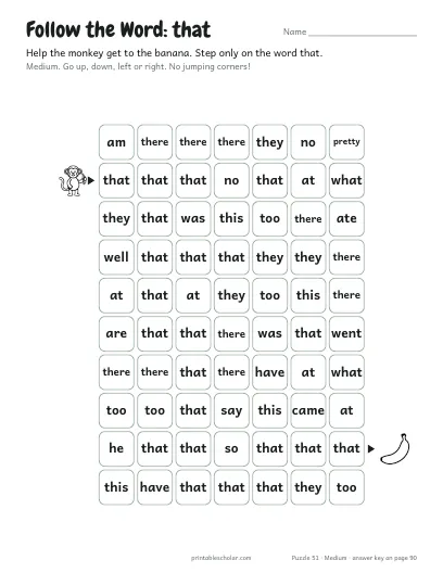 Follow the Word: that (Medium) preview