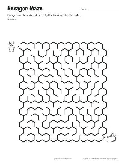 Hexagon Maze (Medium) preview