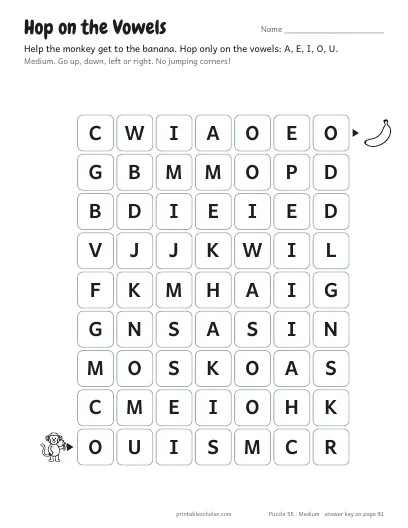Hop on the Vowels (Medium) preview