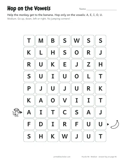 Hop on the Vowels (Medium) preview