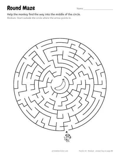 Round Maze (Medium) preview