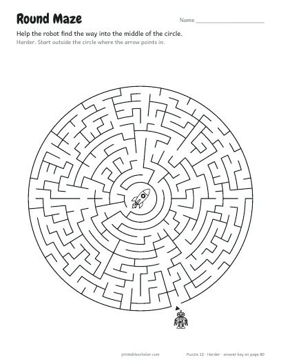 Round Maze (Harder) preview
