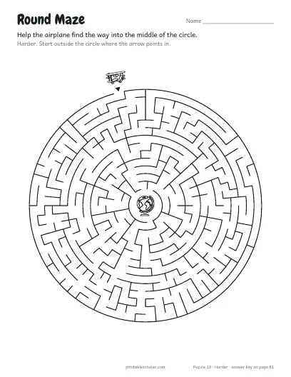 Round Maze (Harder) preview