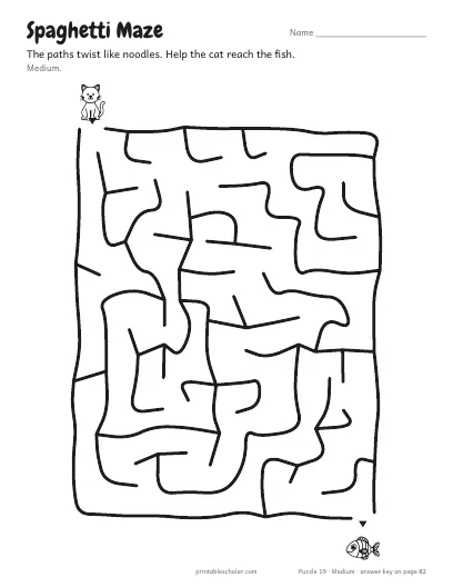 Spaghetti Maze (Medium) preview