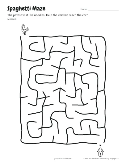 Spaghetti Maze (Medium) preview