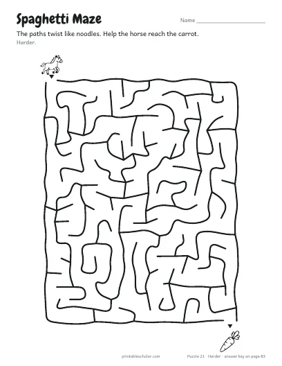 Spaghetti Maze (Harder) preview