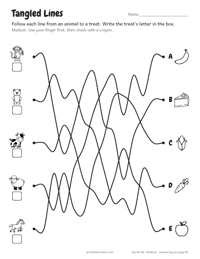 Tangled Lines (Medium) preview