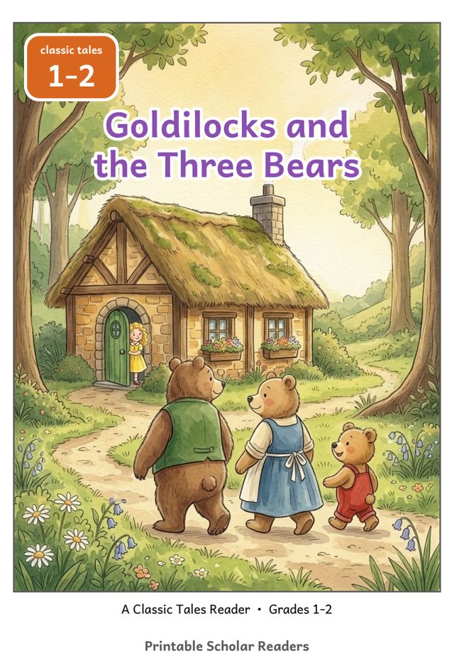 Goldilocks and the Three Bears grades 1-2 reader cover