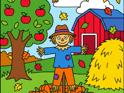 Fall color by number - standard