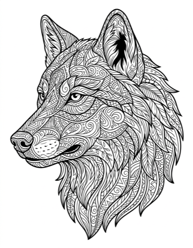 Mandala coloring page