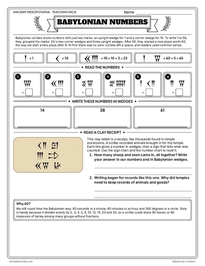 Babylonian Numbers
