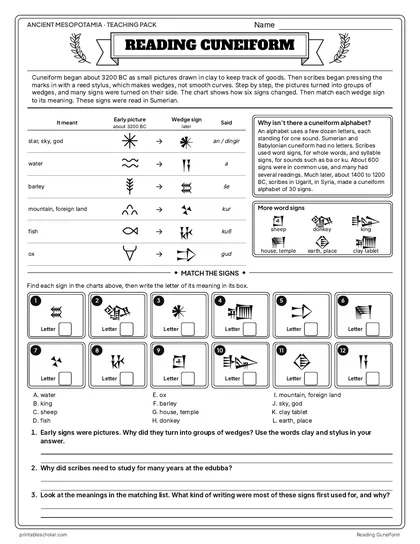 Reading Cuneiform