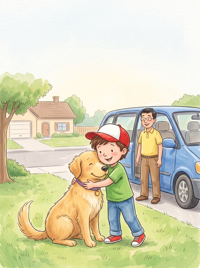 Ben's Red Cap illustration