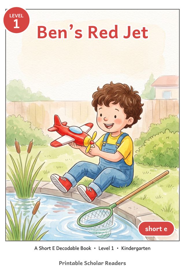 Ben's Red Jet printed mini-book cover