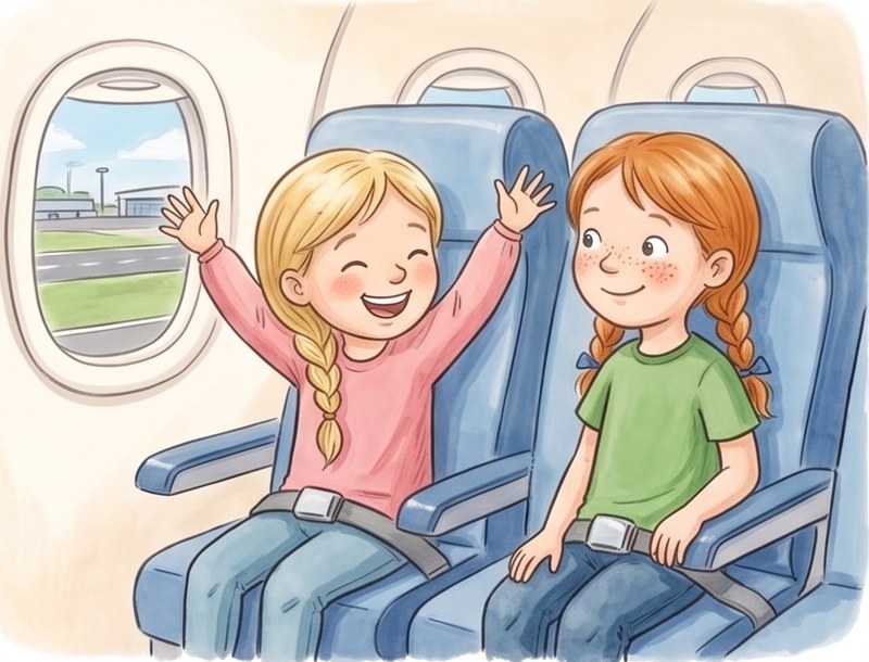 Beth's First Airplane Ride, page 7