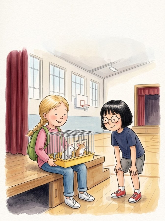 Beth's Mice Run Off illustrated mini-book cover