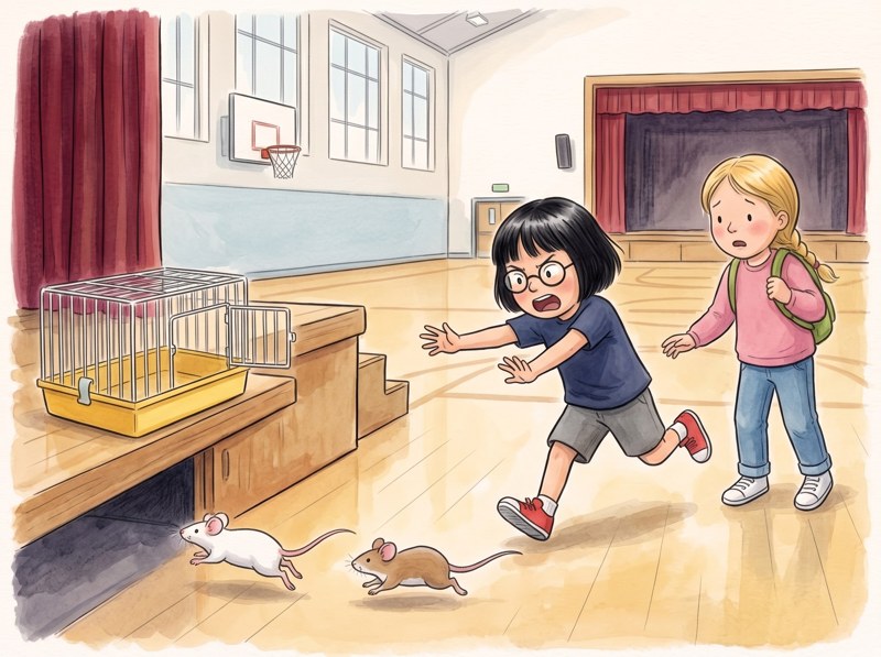 Beth's Mice Run Off, page 3