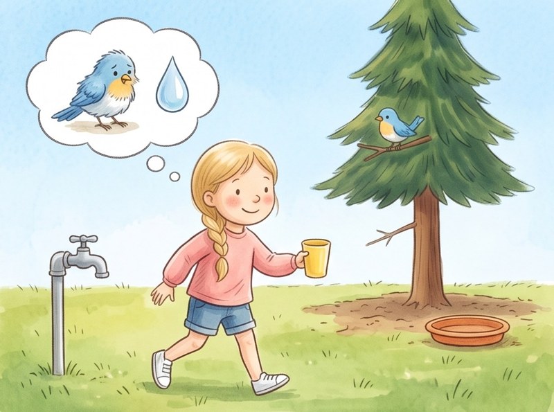 Beth's Thirsty Bird, page 5
