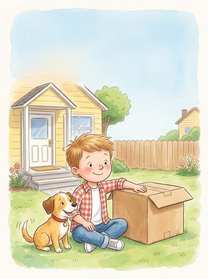 Brad's Box Train illustration