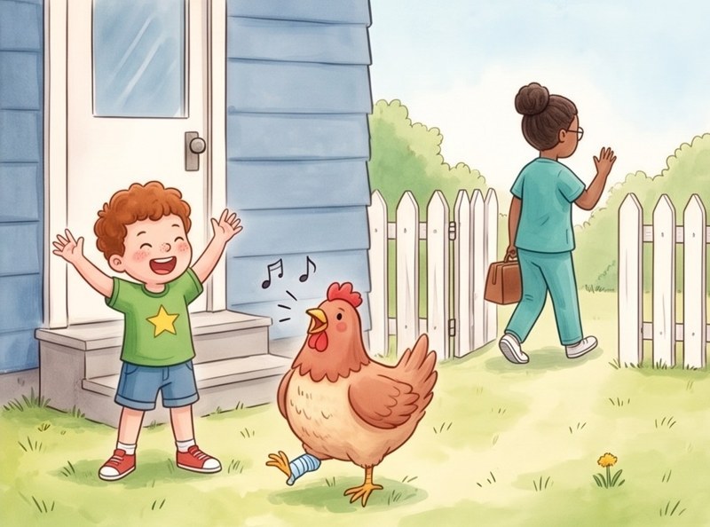 Burt's Hurt Hen, page 8
