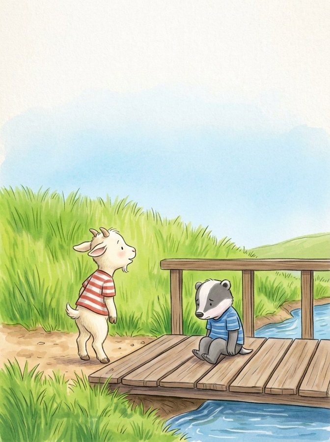 Chad Will Not Budge illustrated mini-book cover