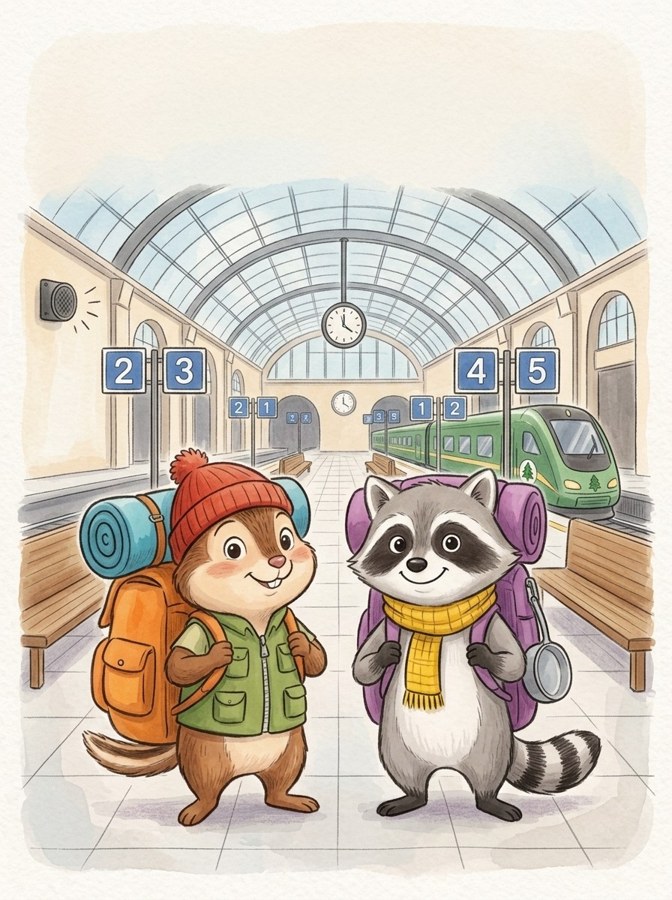 Chip and the Transit Trip illustrated mini-book cover