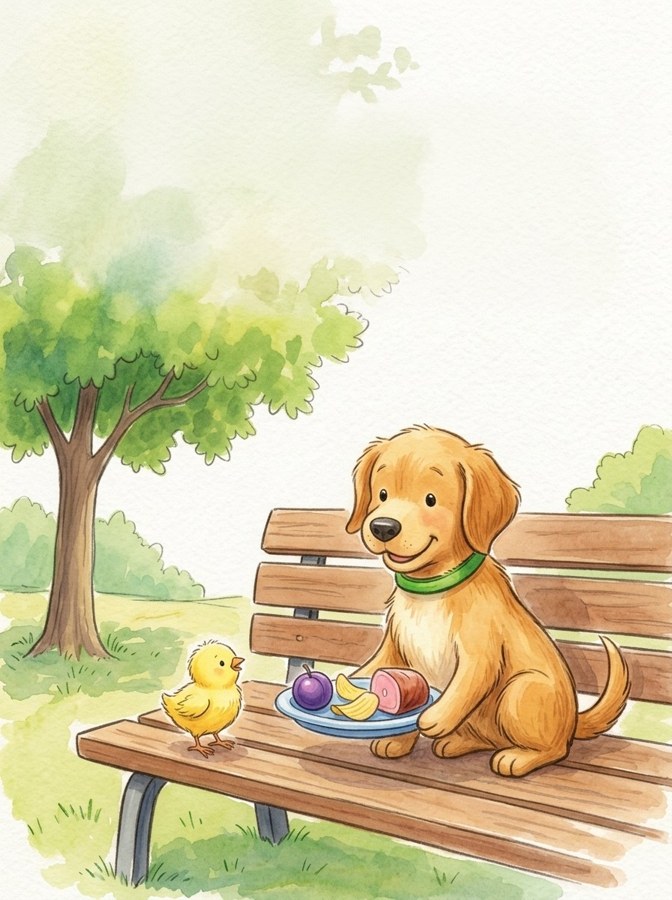 Chuck's Lunch illustration