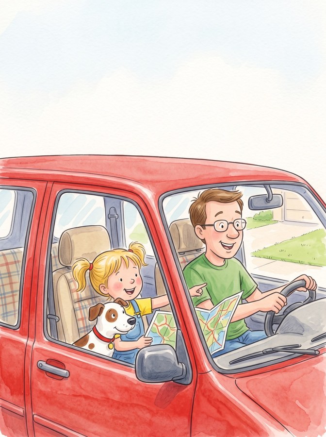 Dad's Lost Map illustration