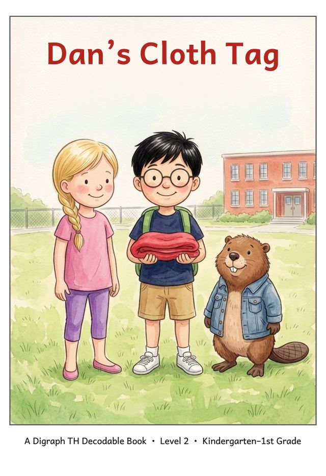 Dan's Cloth Tag printed mini-book cover