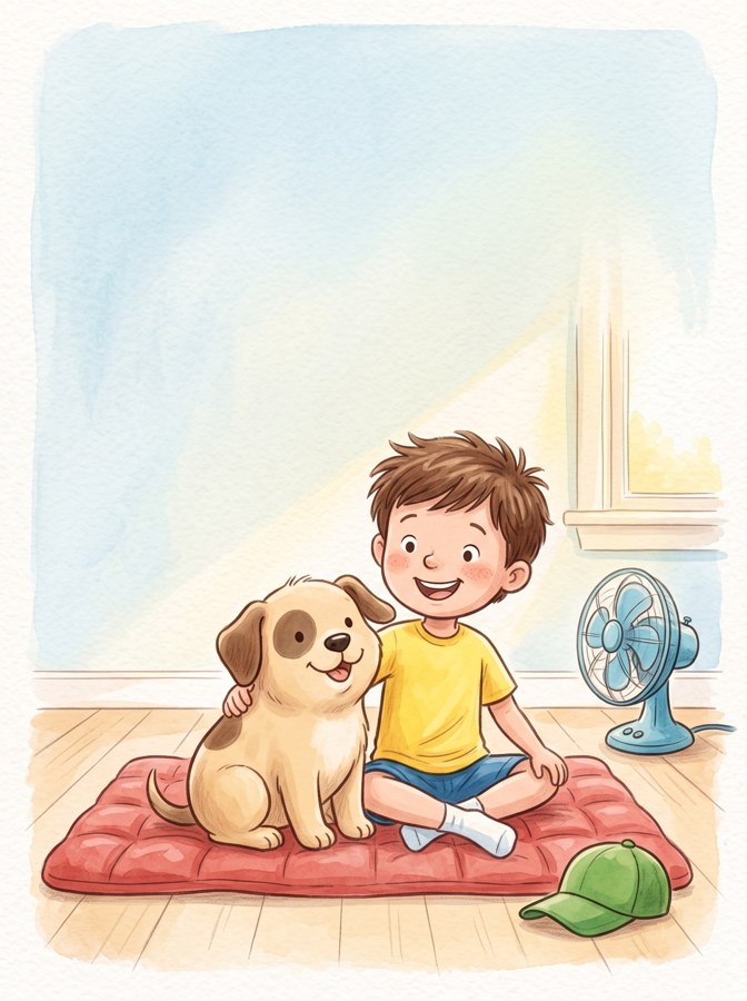 Dan's Good Nap illustrated mini-book cover