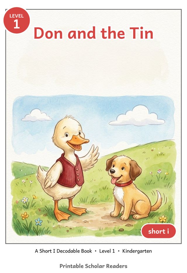 Don and the Tin printed mini-book cover