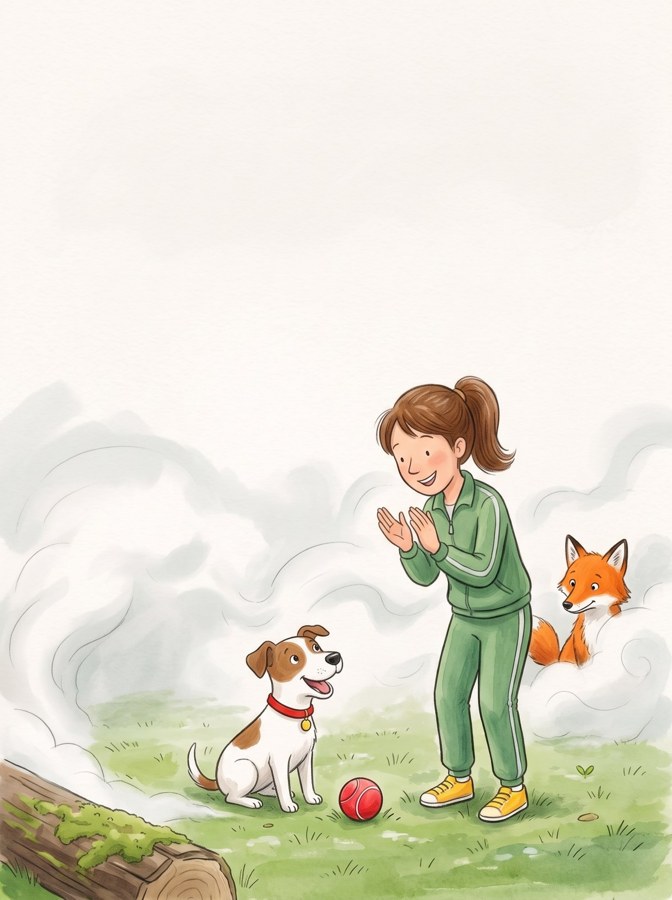 Dot in the Fog illustration