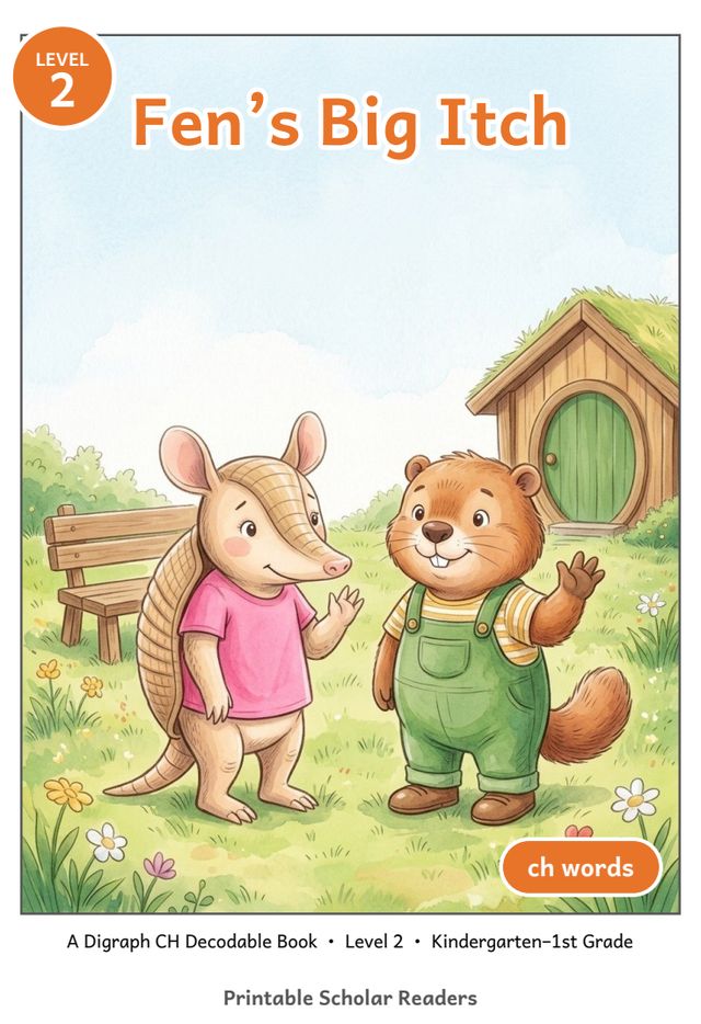 Fen's Big Itch printed mini-book cover