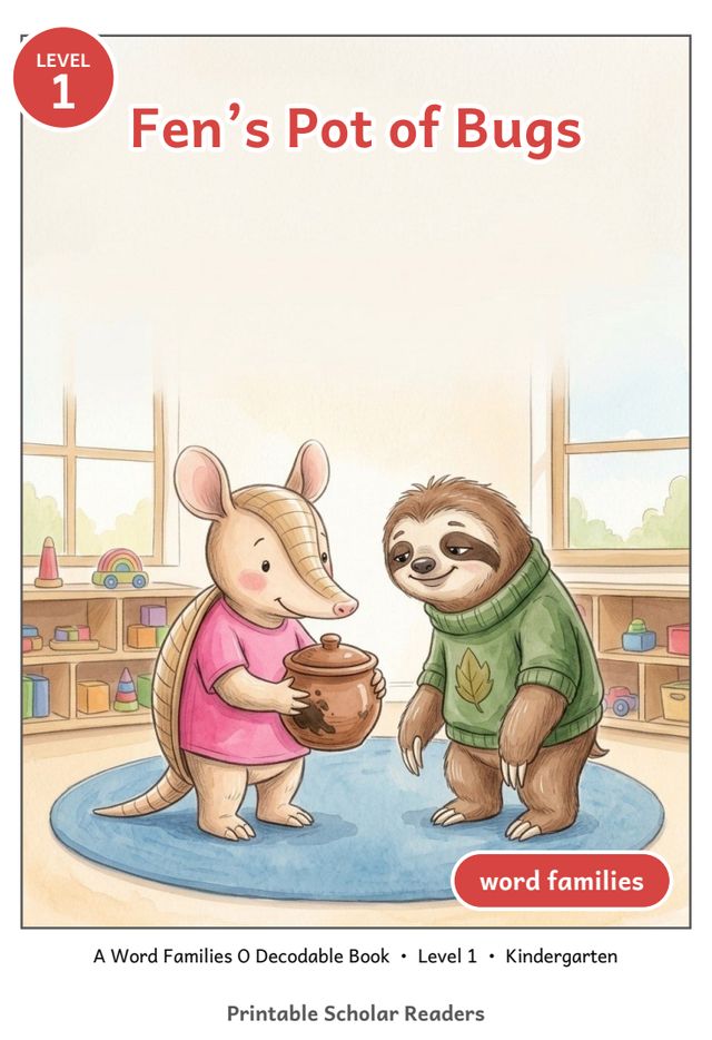 Fen's Pot of Bugs mini-book cover