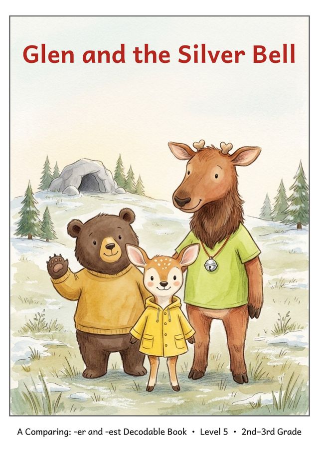 Glen and the Silver Bell printed mini-book cover