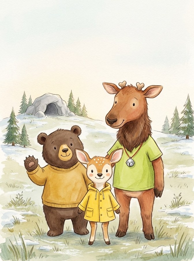 Glen and the Silver Bell illustrated mini-book cover