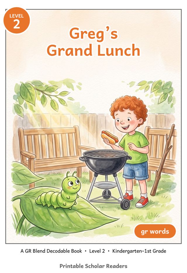 Greg's Grand Lunch mini-book cover
