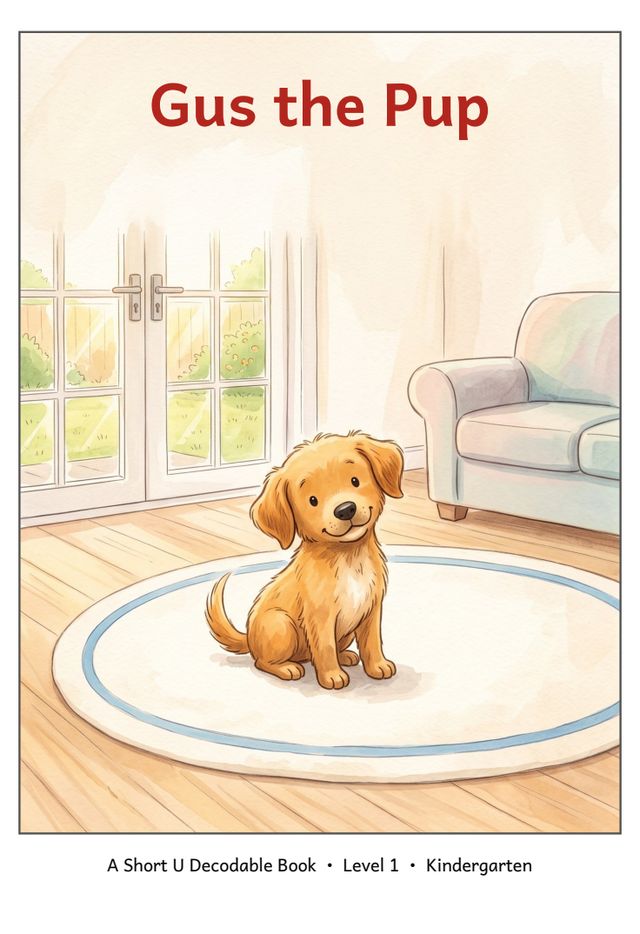 Gus the Pup mini-book cover
